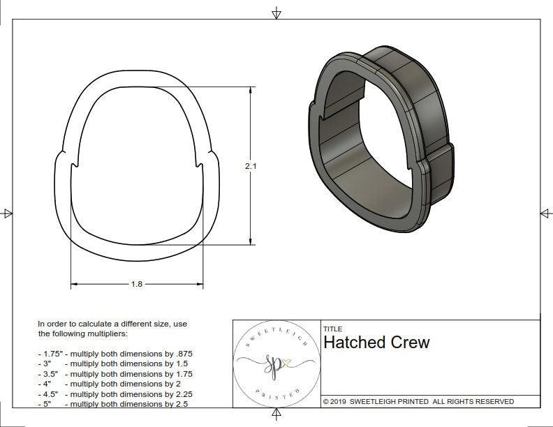 Hatched Crew Cookie Cutter - Sweetleigh 