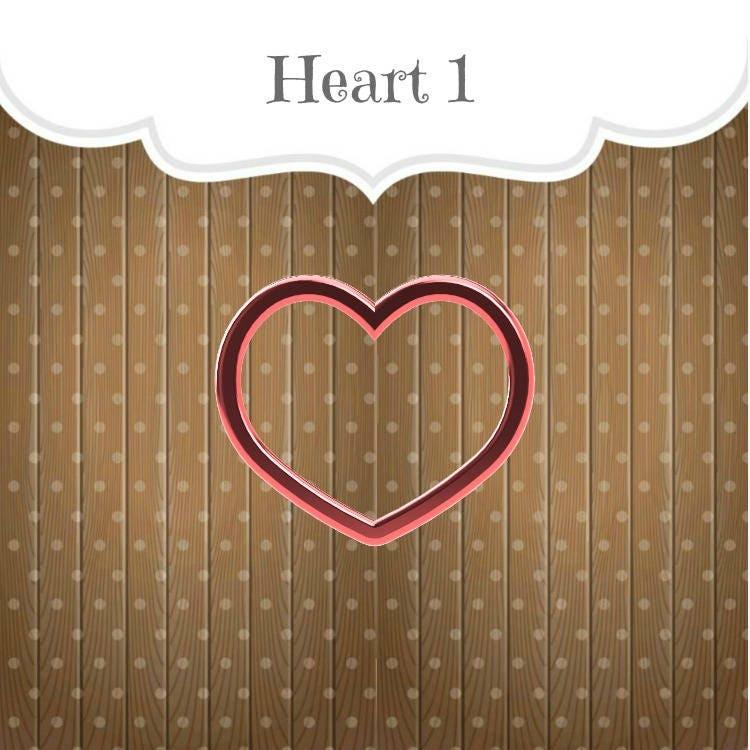 Heart 1 Cookie Cutter - Sweetleigh 