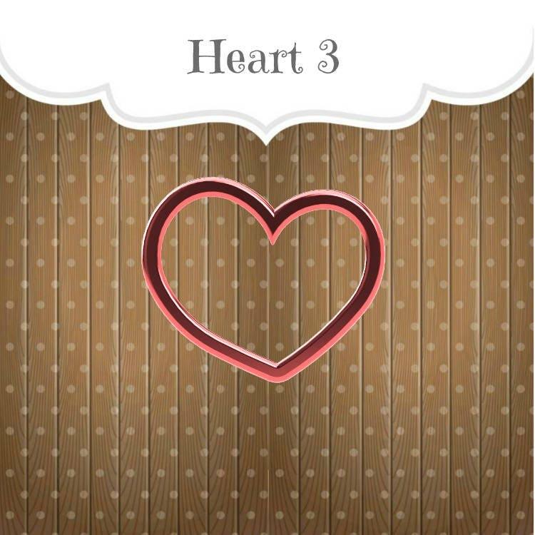 Heart 3 Cookie Cutter - Sweetleigh 