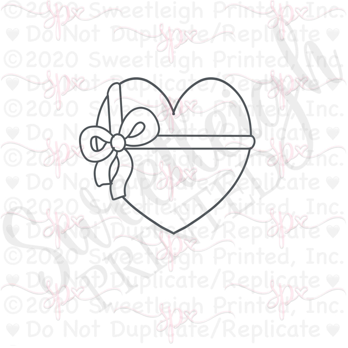 Heart Giftbox 2020 Cookie Cutter - Sweetleigh 