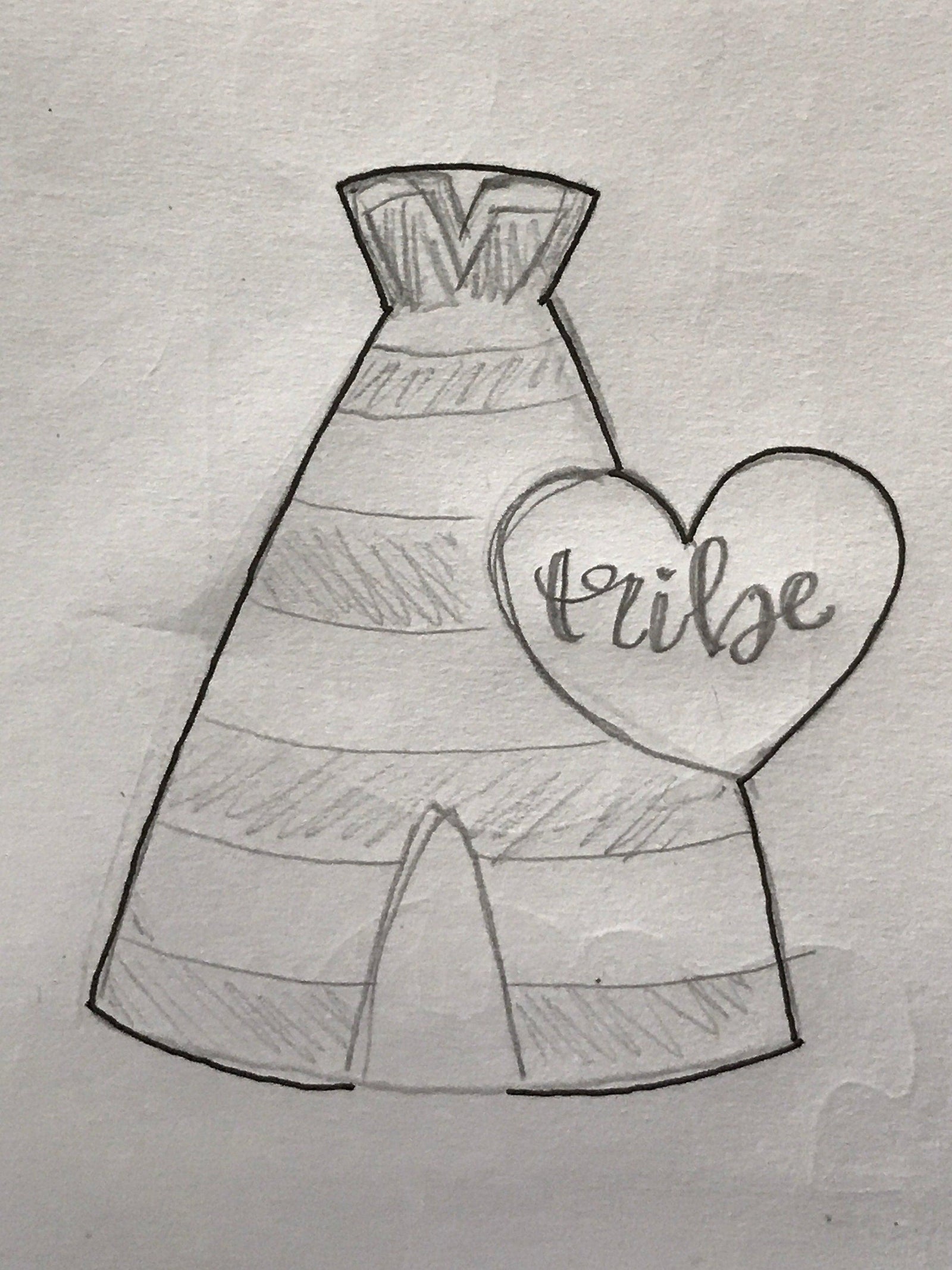 Heart Teepee Cookie Cutter - Sweetleigh 