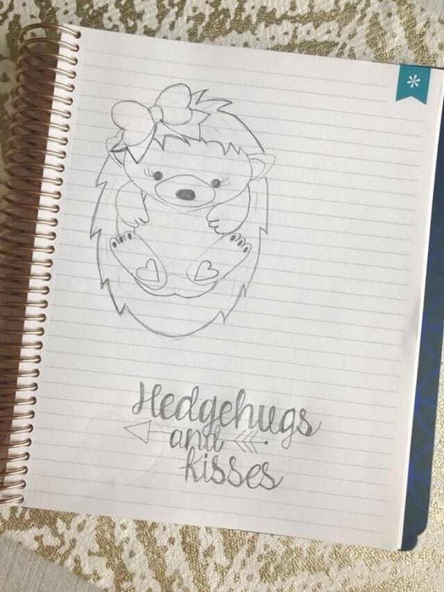 Hedgehog with Bow Cookie Cutter - Sweetleigh 