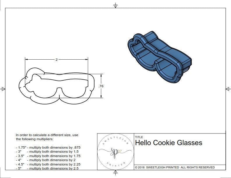 Hello Cookie Glasses - Sweetleigh 