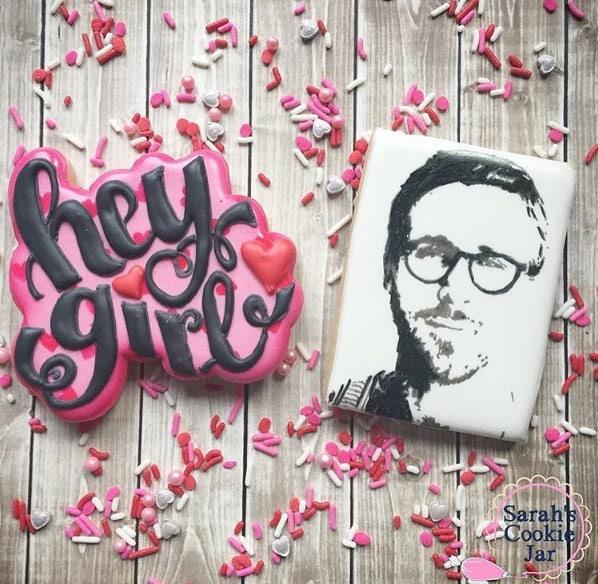Hey Girl Hand Lettered Cookie Cutter - Sweetleigh 