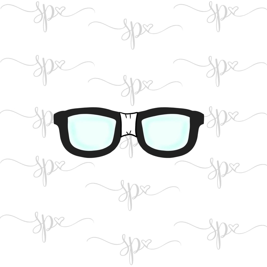hipster glasses drawing