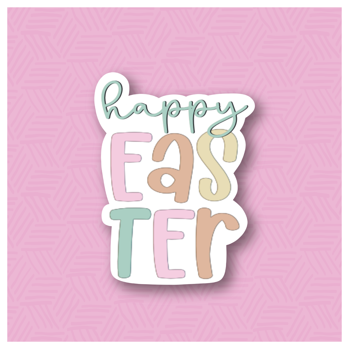 Happ Easter Hand Lettered Digital Sticker File