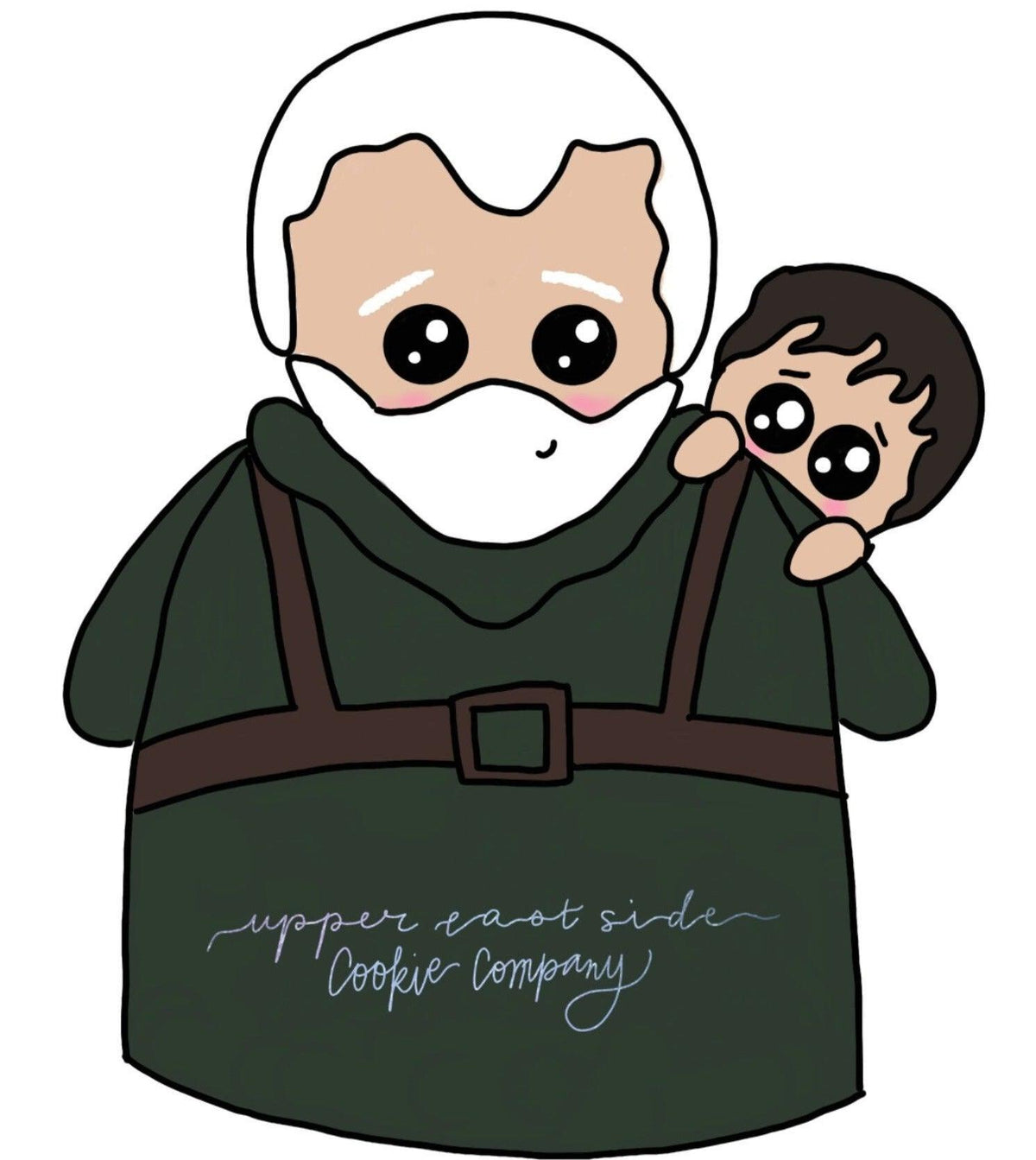 Hodor and Bran Cookie Cutter by Upper East Side Cookie Company - Sweetleigh 