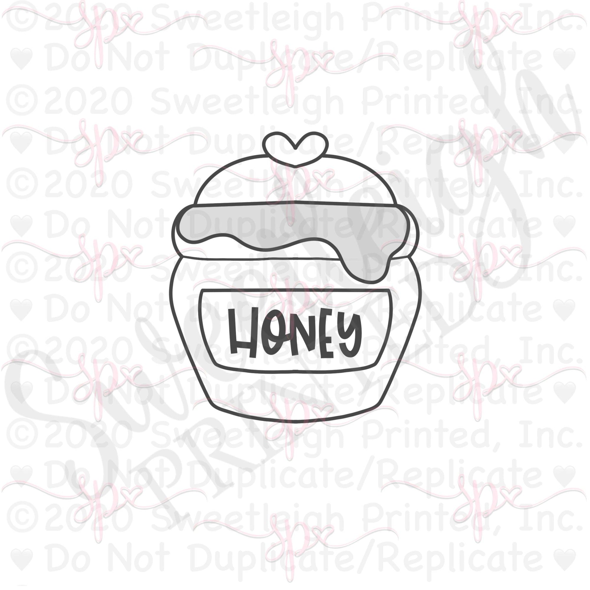 Honey Pot with Lid Cookie Cutter - Sweetleigh 