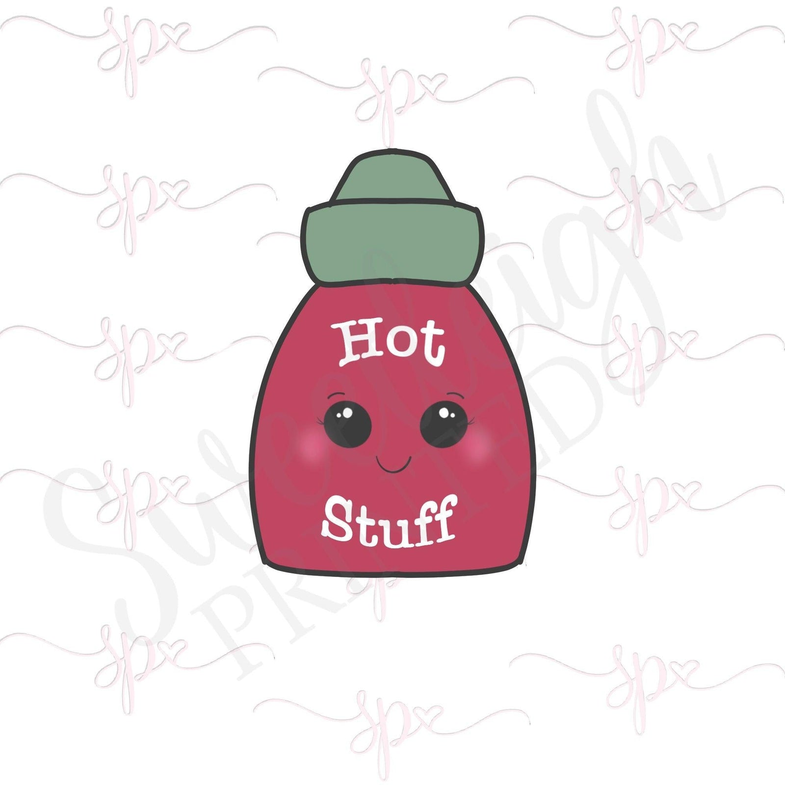 Hot Sauce Cookie Cutter - Sweetleigh 