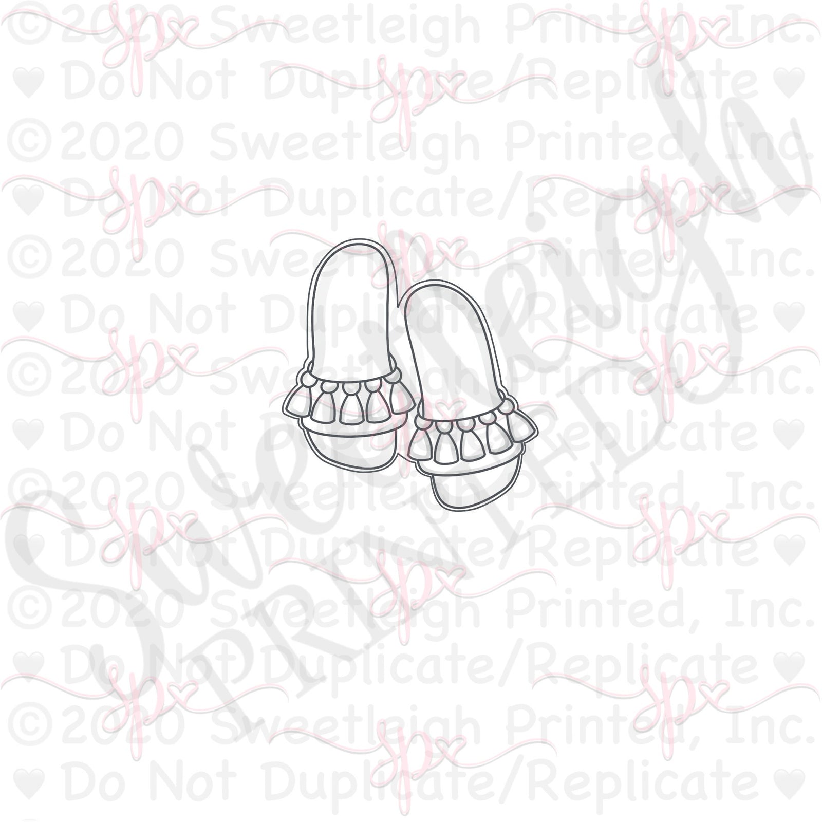 Tassel Slides Cookie Cutter