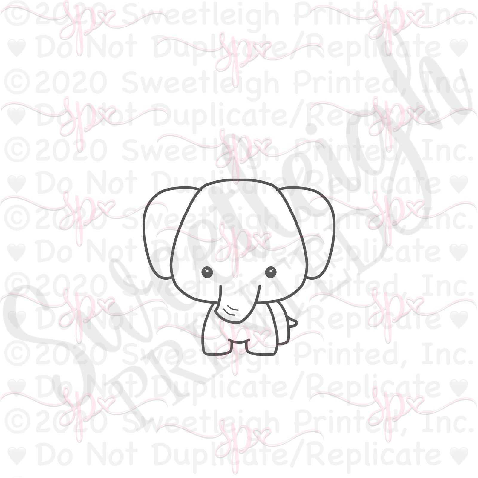 Zoo Elephant Cookie Cutter