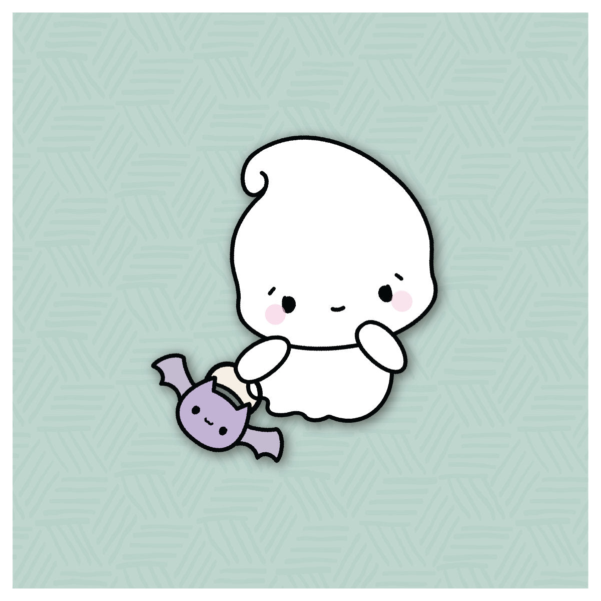 Cutie Ghost 3 Cookie Cutter