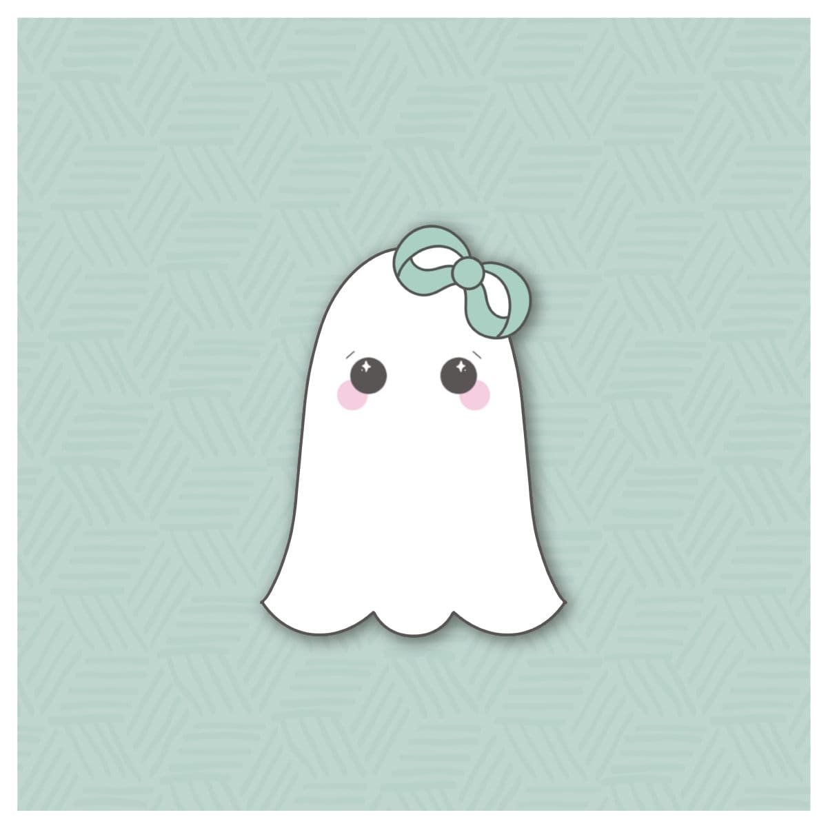 Girly Simple Ghost Cookie Cutter