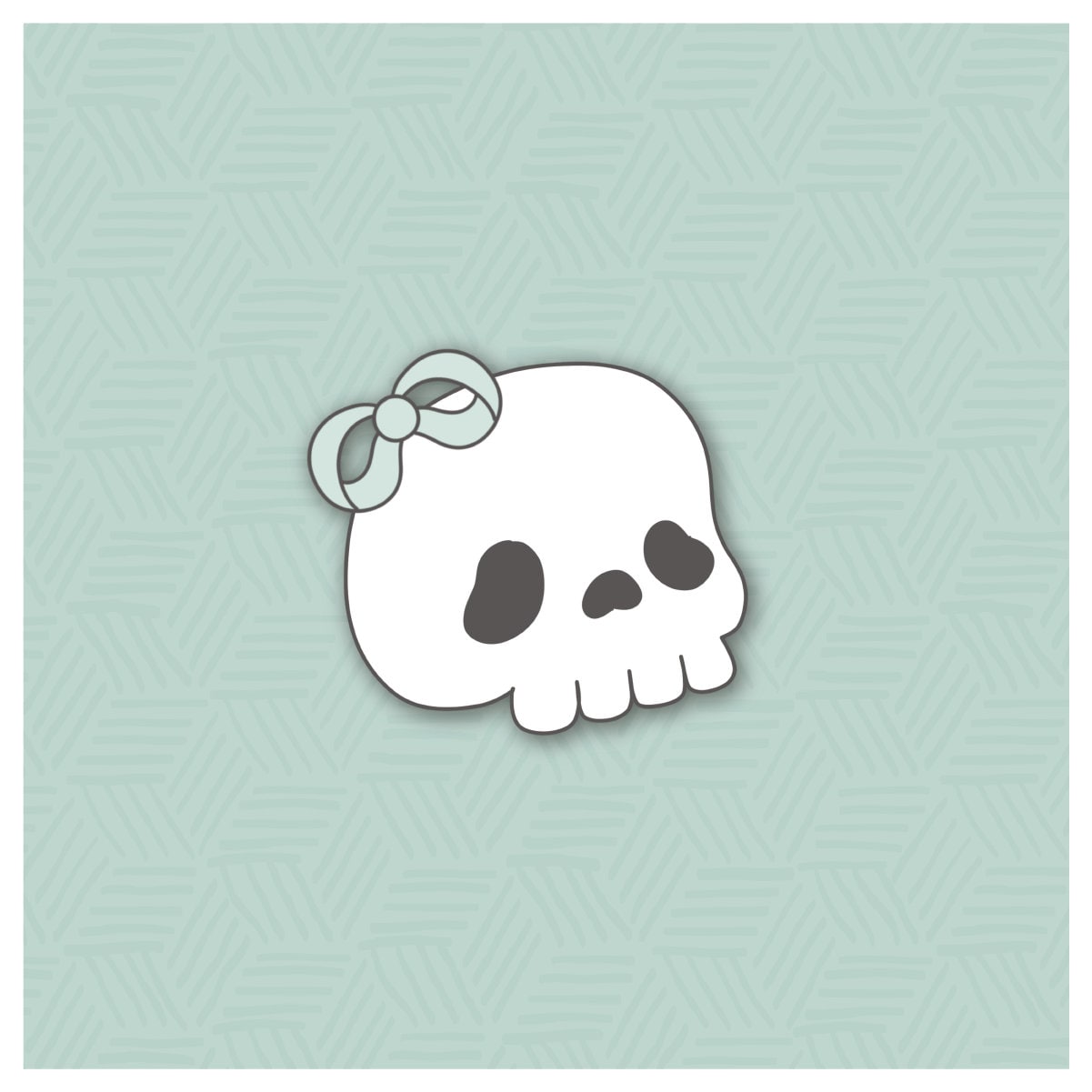Girly Skull 2023 Cookie Cutter