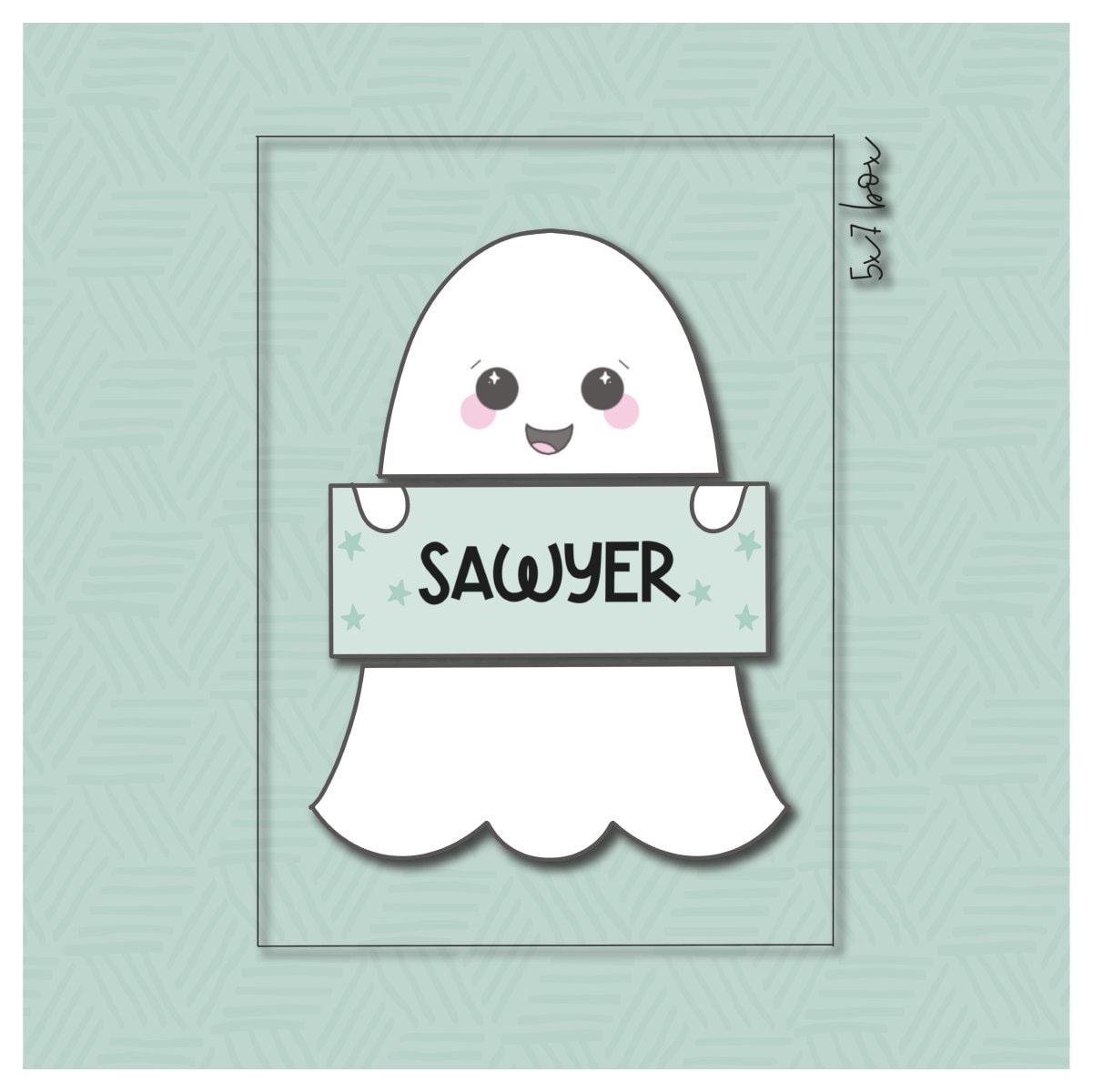 Ghost Plaque 1 - 3 Piece Cookie Cutter Set