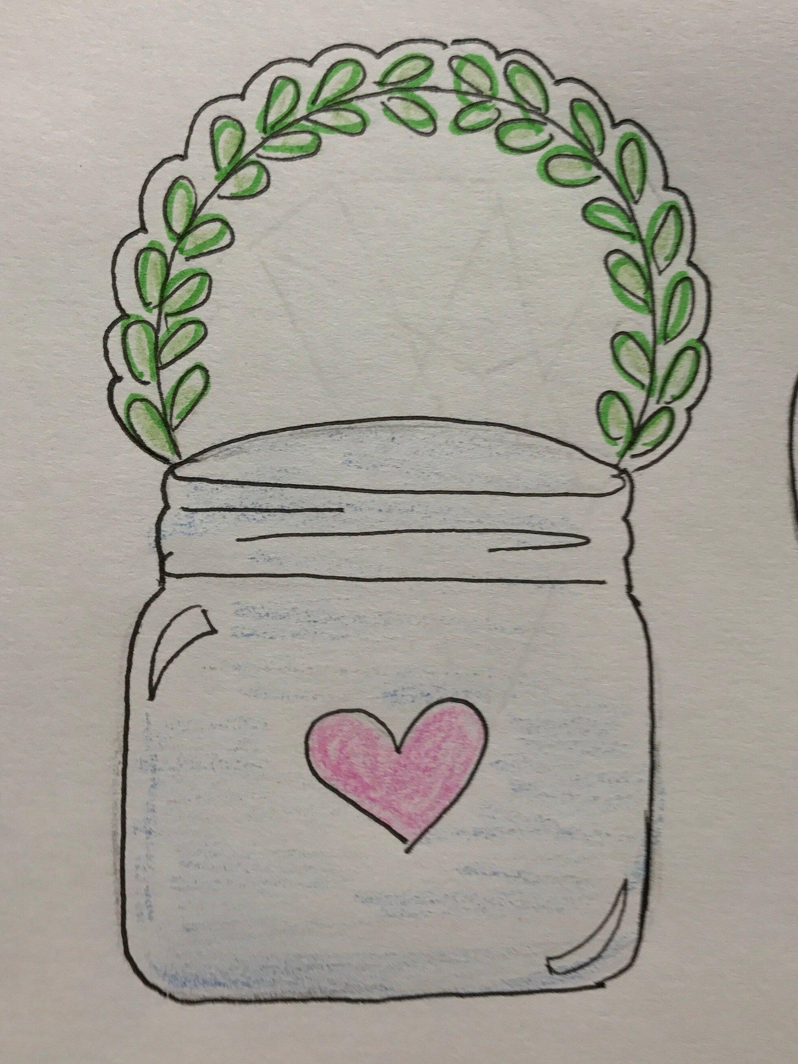 Jar with Greenery Cookie Cutter - Sweetleigh 