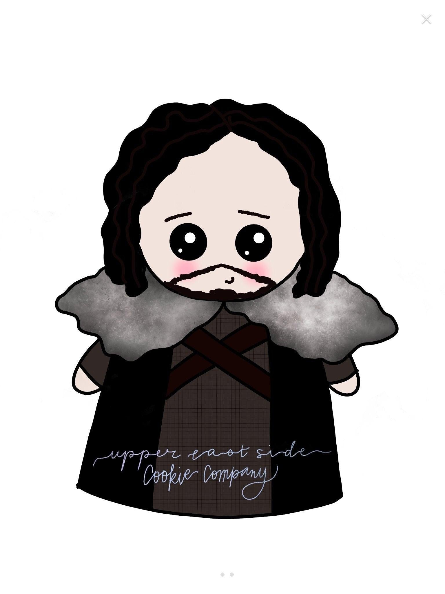 Jon Snow Cutter by Upper East Side Cookie Company - Sweetleigh 