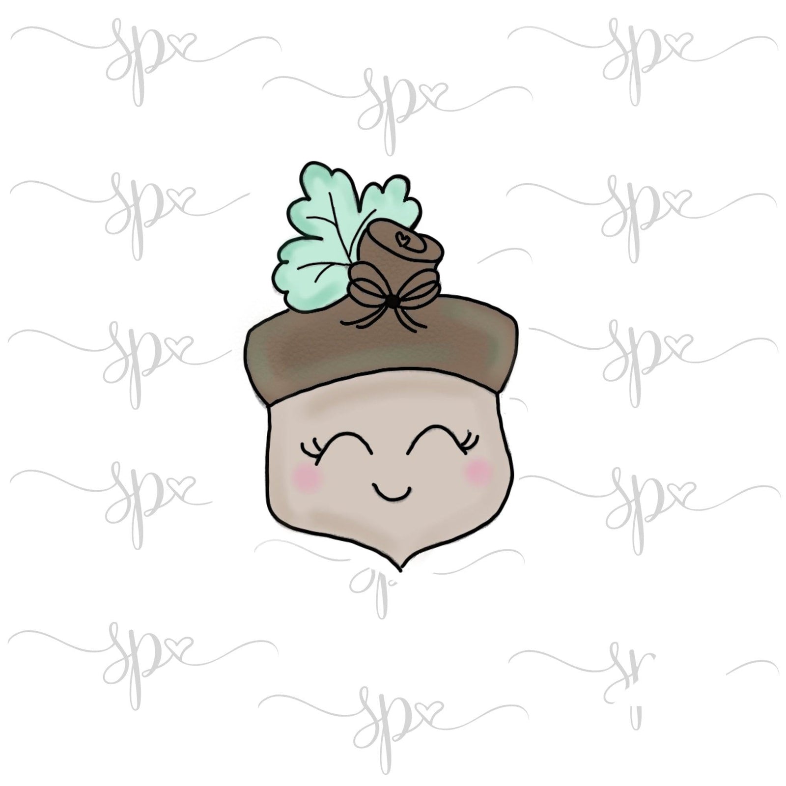 Kawaii Acorn Cookie Cutter - Sweetleigh 