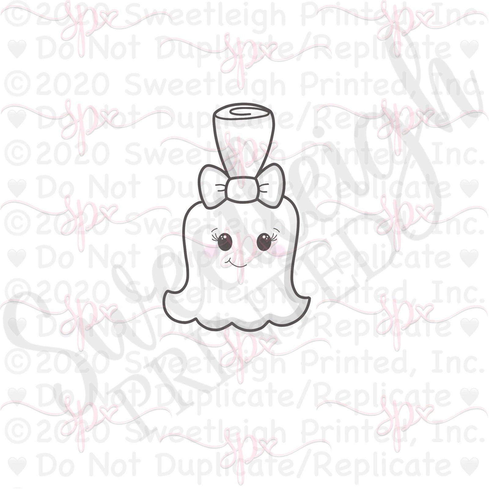 Kawaii Broom with Bow Cookie Cutter - Sweetleigh 