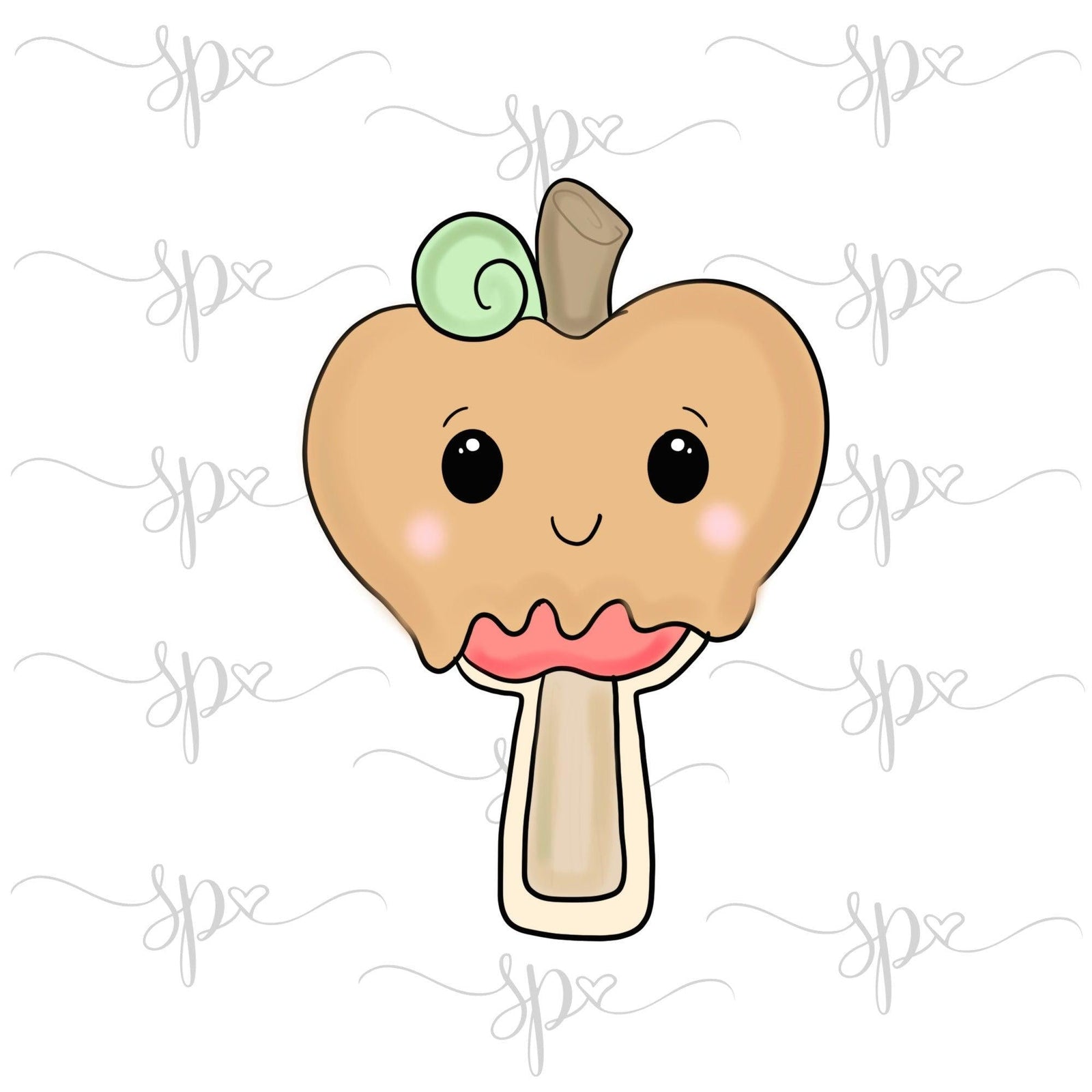 Kawaii Candy Apple Cookie Cutter - Sweetleigh 