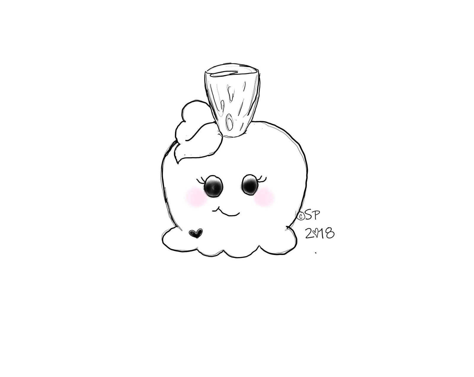 Kawaii Caramel Apple Cookie Cutter - Sweetleigh 