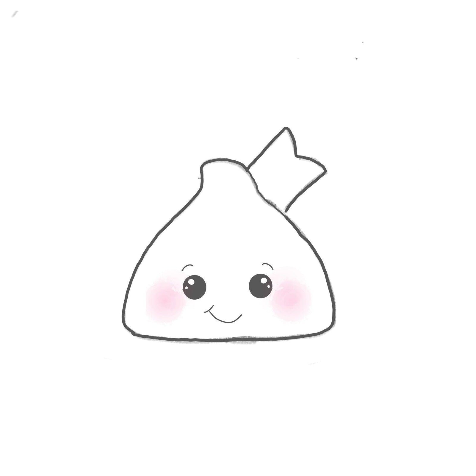 Kawaii Chocolate Kiss Cookie Cutter - Sweetleigh 