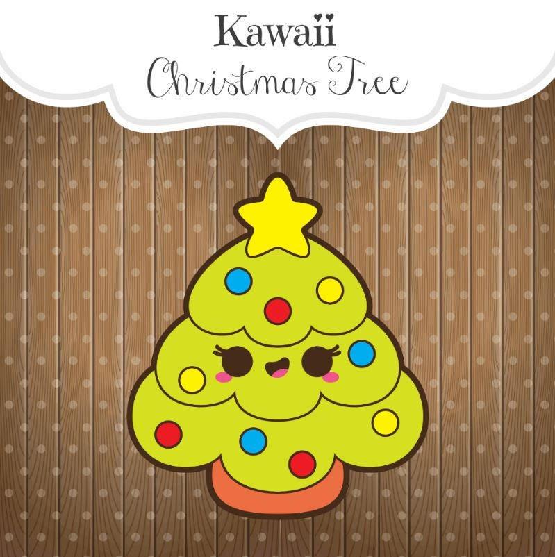 Kawaii Christmas Tree Cookie Cutter - Sweetleigh 