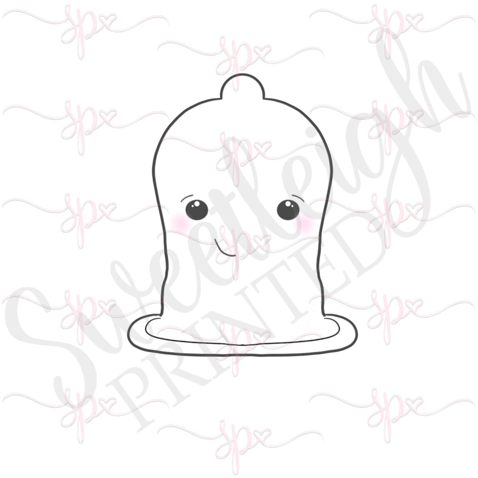 Kawaii Condom Cookie Cutter - Sweetleigh 