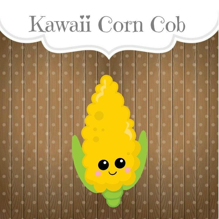 Kawaii Corn on the Cob Cookie Cutter - Sweetleigh 