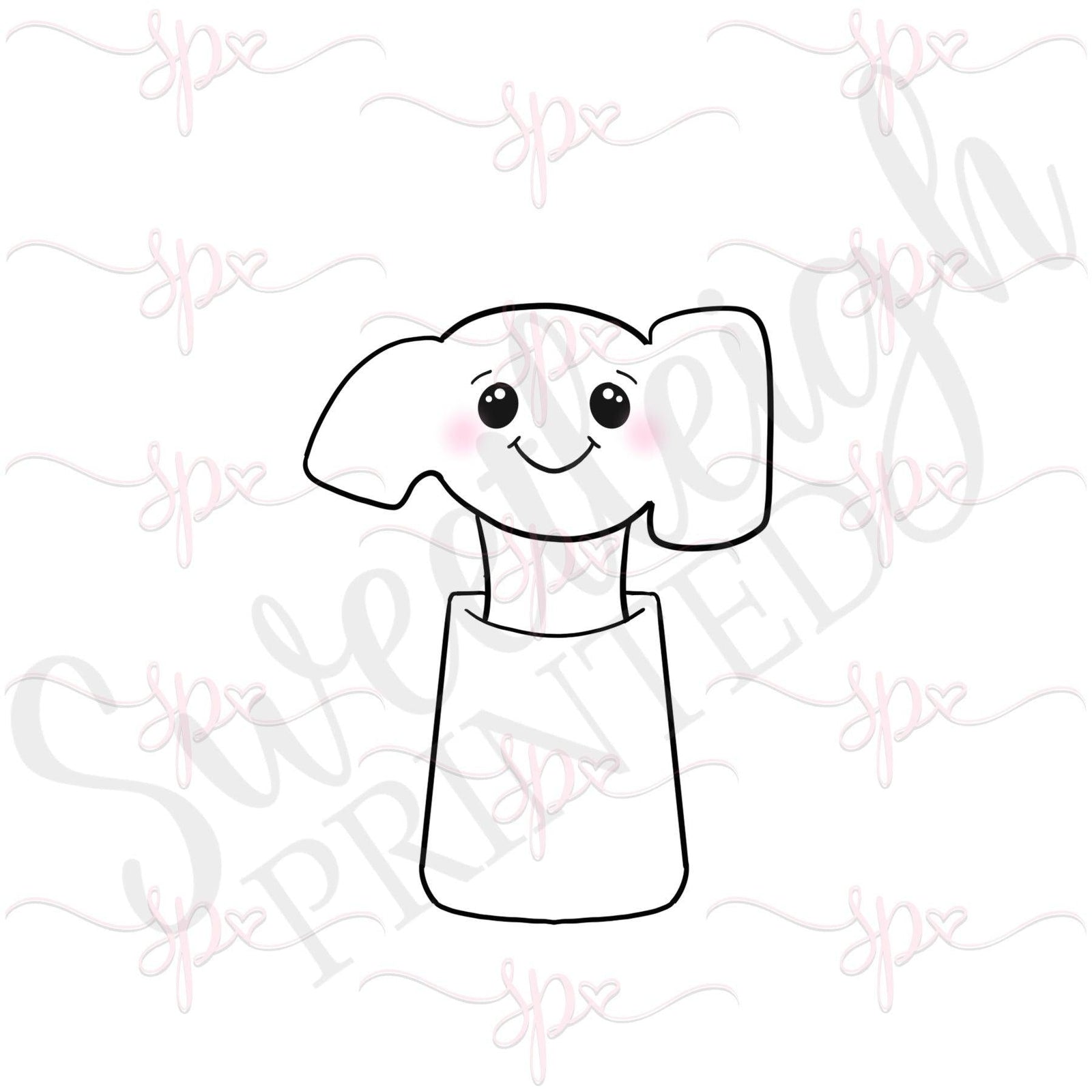 Kawaii Hammer Cookie Cutter - Sweetleigh 