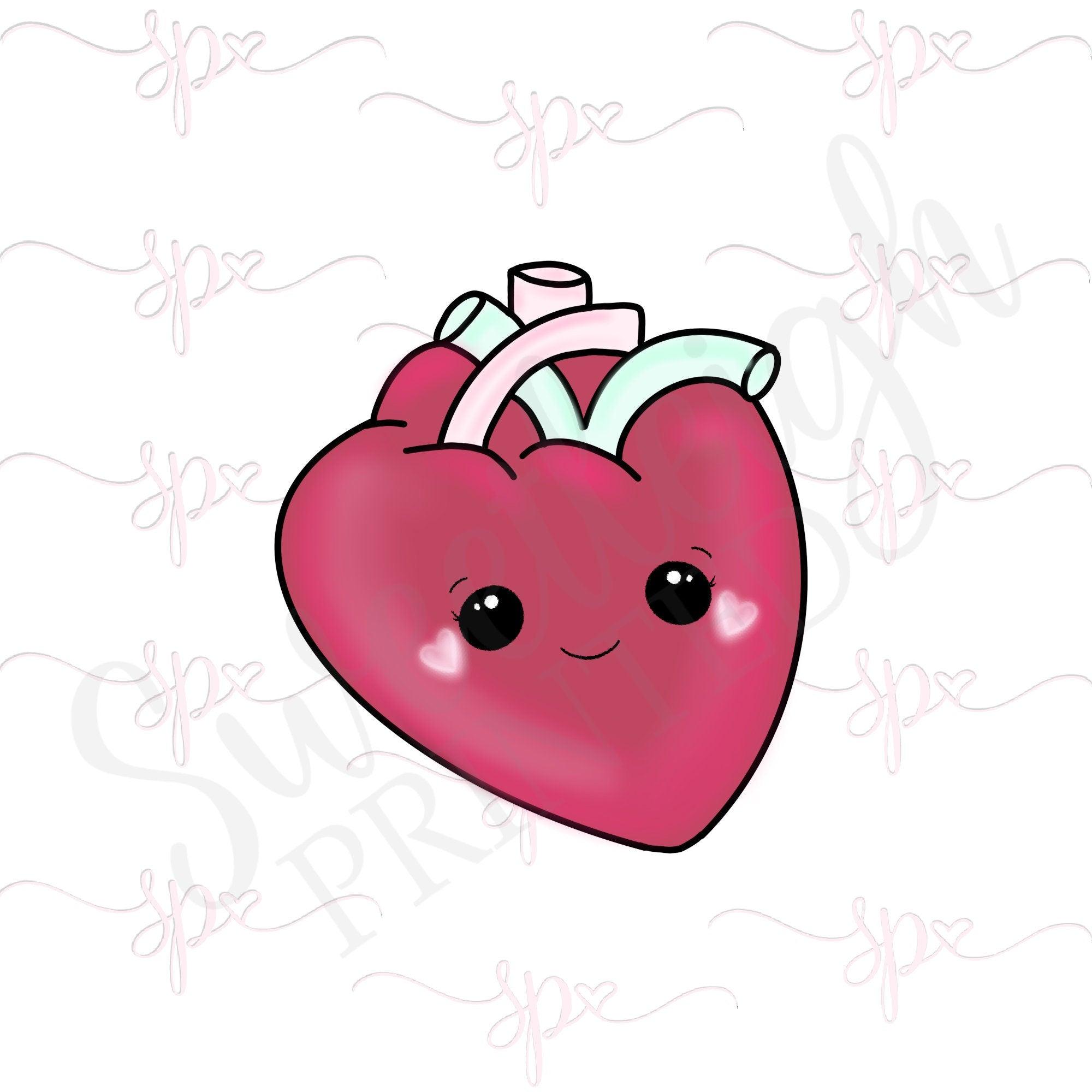 Kawaii Heart Cookie Cutter - Sweetleigh 
