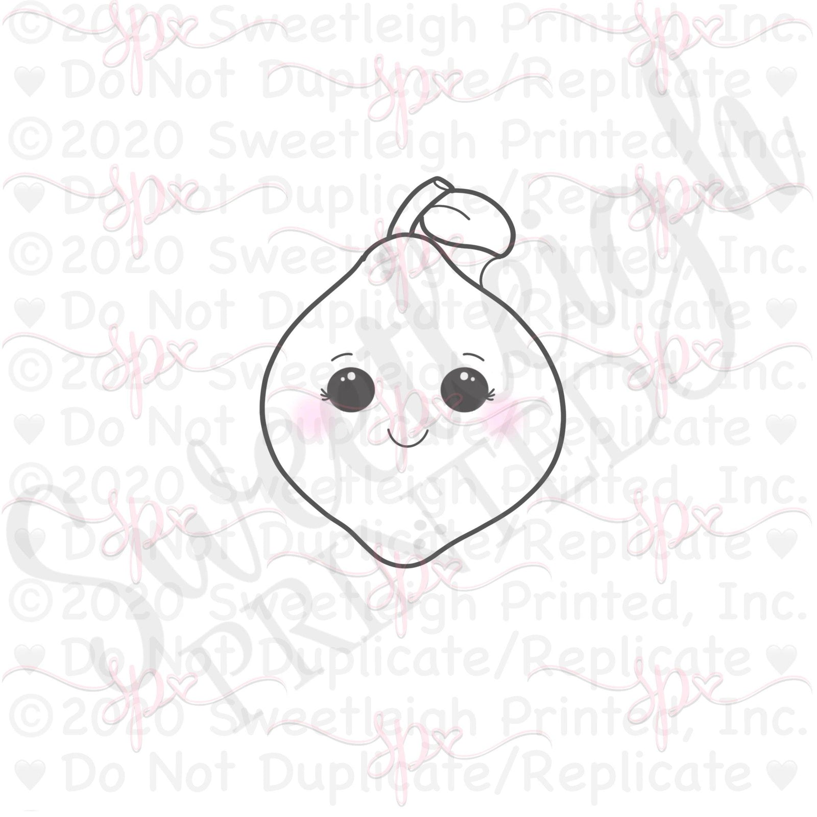 Kawaii Lemon 2020 Cookie Cutter - Sweetleigh 