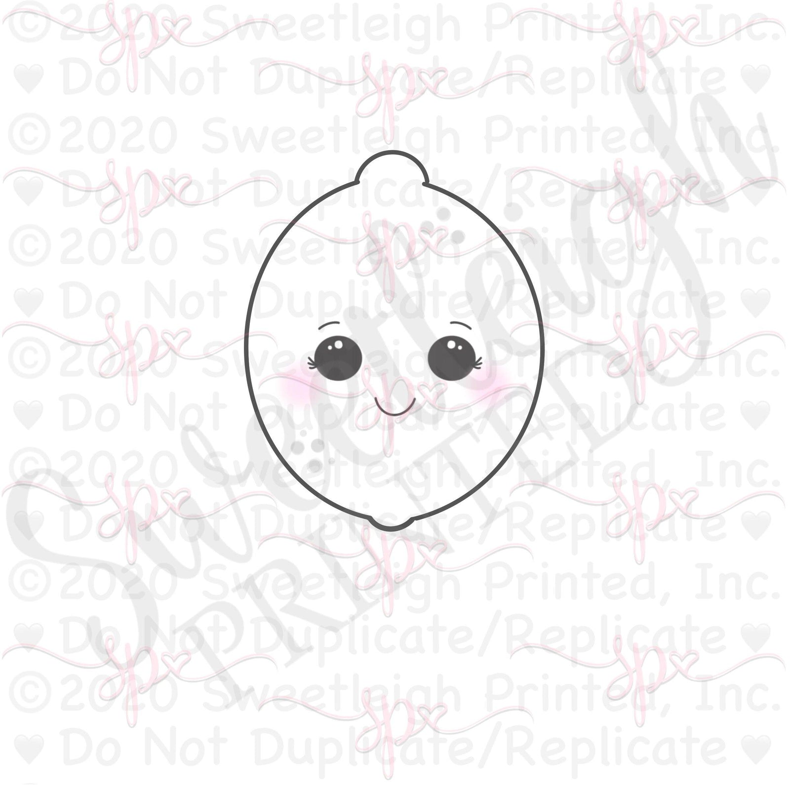 Kawaii Lime 2020 Cookie Cutter - Sweetleigh 