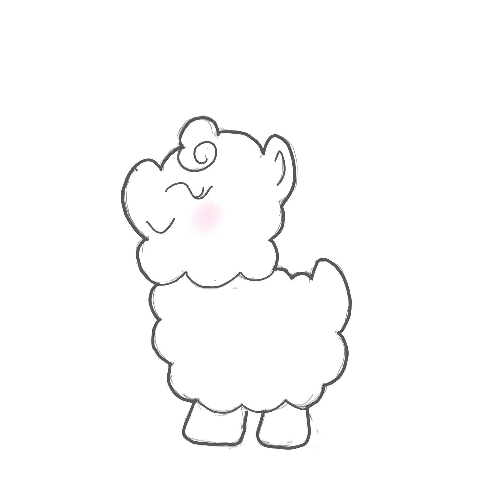 Kawaii Llama Cookie Cutter - Sweetleigh 