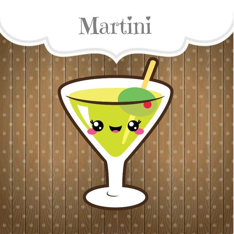 Kawaii Martini Cookie Cutter - Sweetleigh 