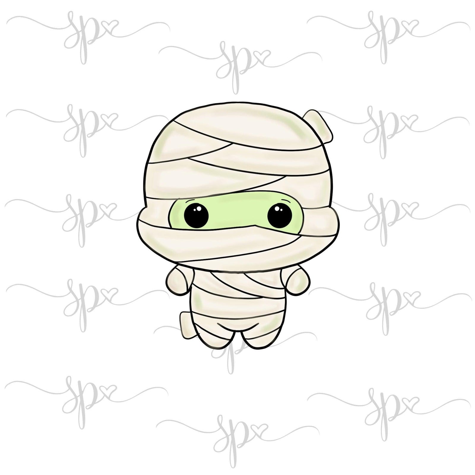 Kawaii Mummy Cookie Cutter - Sweetleigh 