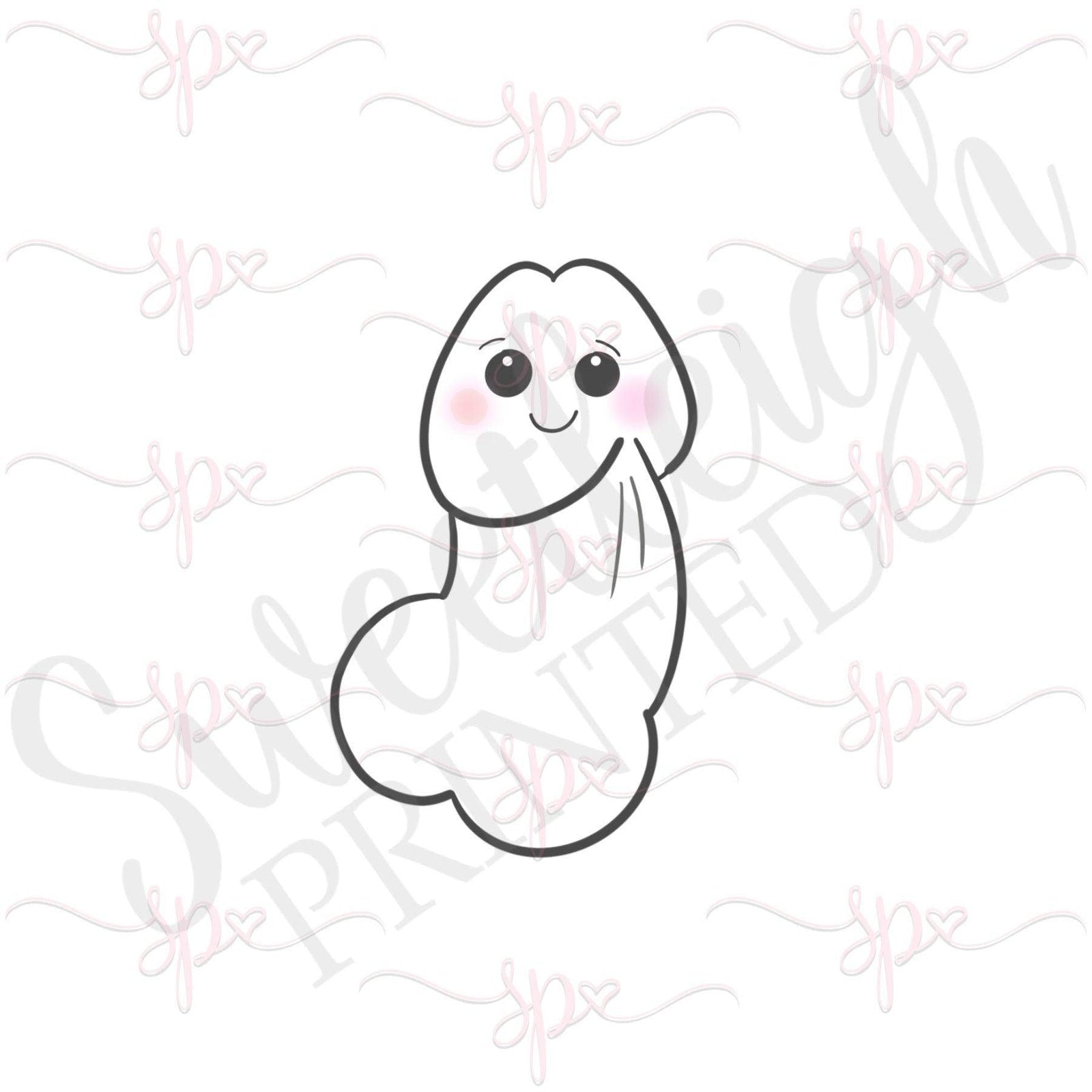 Kawaii Penis Cookie Cutter - Sweetleigh 