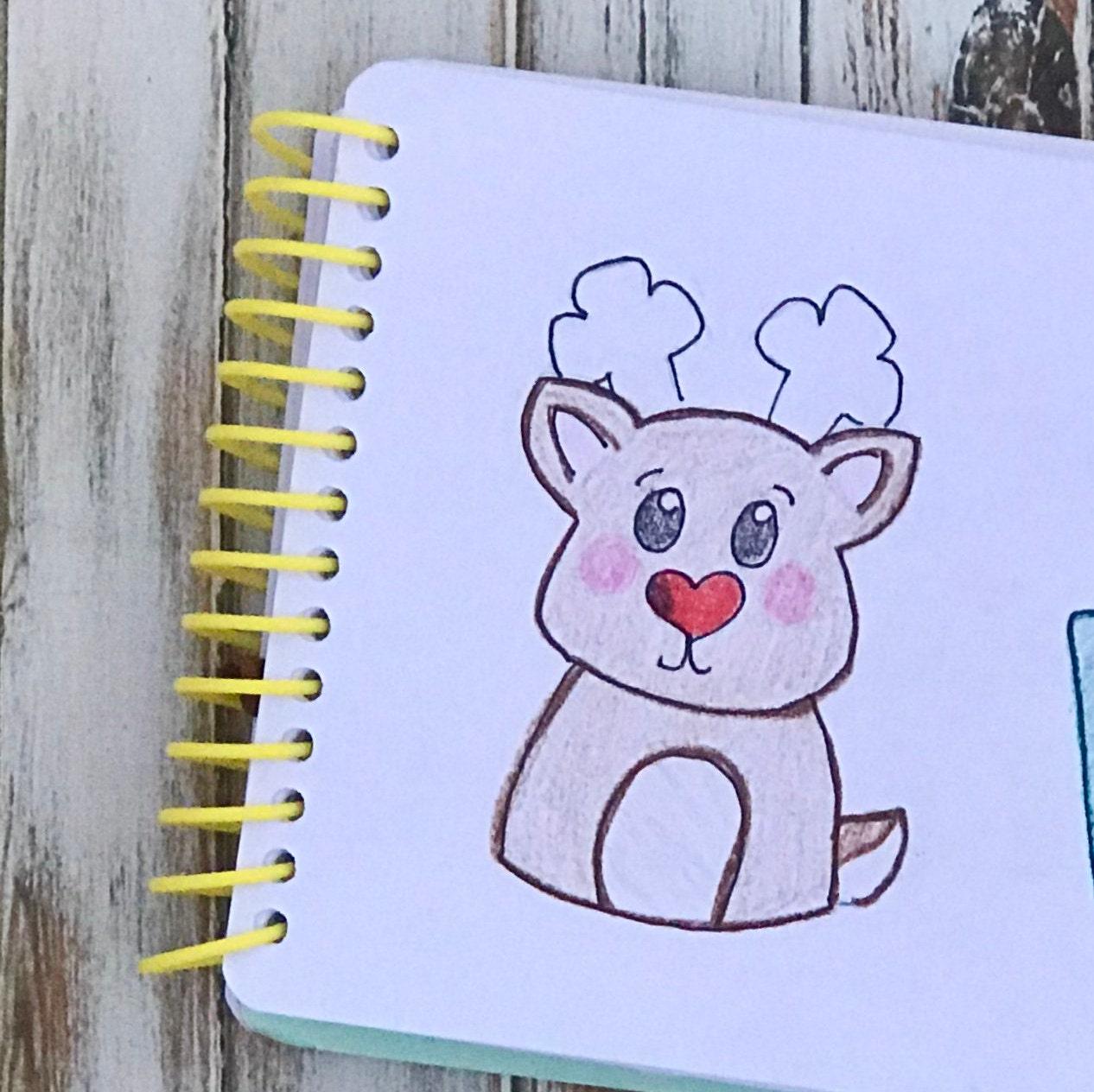 Kawaii Reindeer 2018 Cookie Cutter - Sweetleigh 