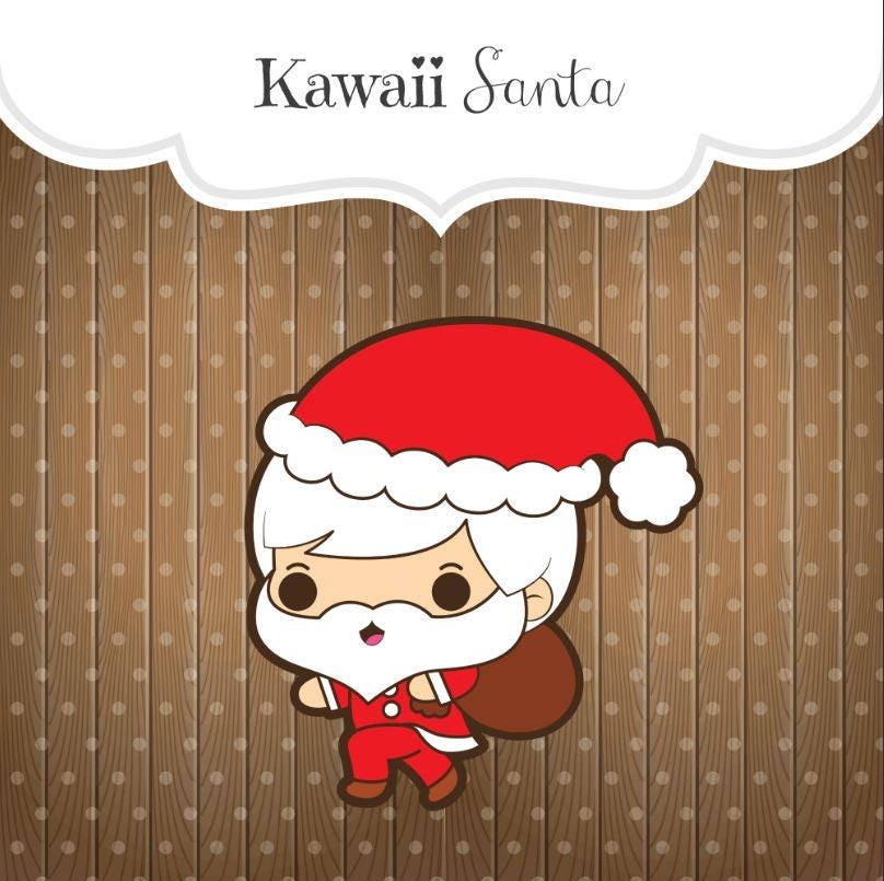 Kawaii Santa Cookie Cutter - Sweetleigh 