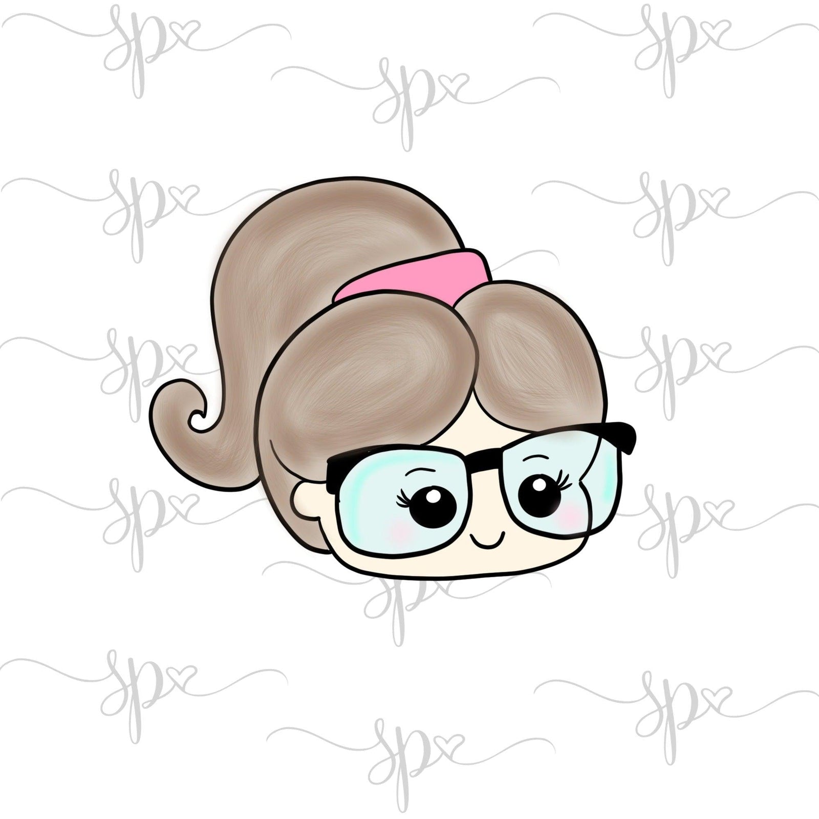 Kawaii Science Girl Cookie Cutter - Sweetleigh 