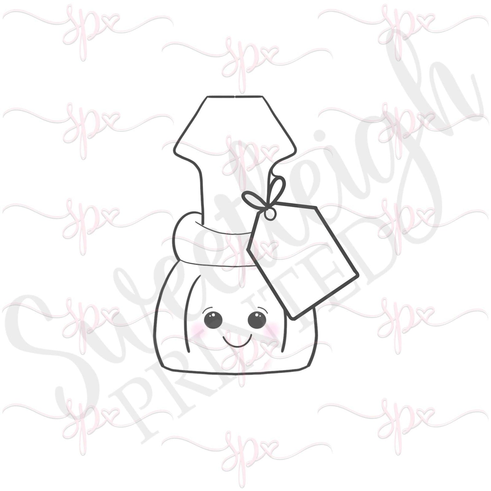 Kawaii Screwdriver with Tag Cookie Cutter - Sweetleigh 