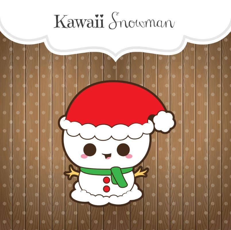 Kawaii Snowman Cookie Cutter - Sweetleigh 