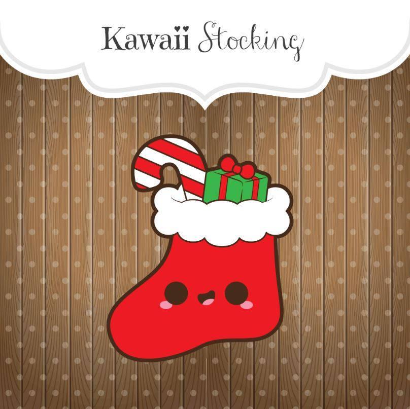 Kawaii Stocking Cookie Cutter - Sweetleigh 