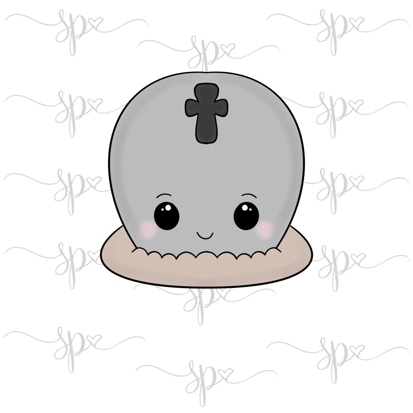 Kawaii Tombstone Cookie Cutter - Sweetleigh 