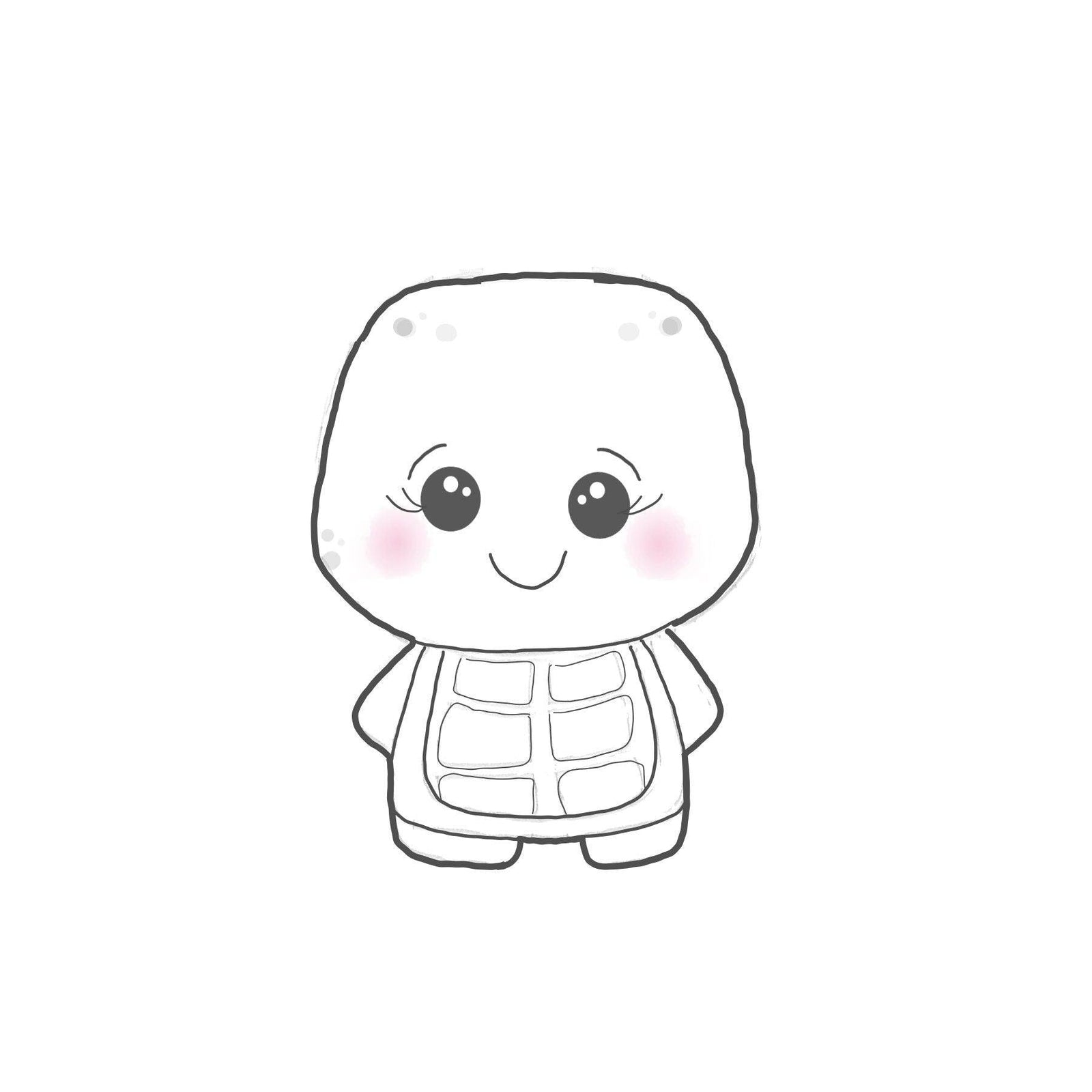 Kawaii Turtle Cookie Cutter - Sweetleigh 