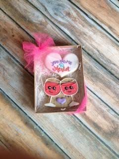 Kawaii Wine Couple Cookie Cutter - Sweetleigh 