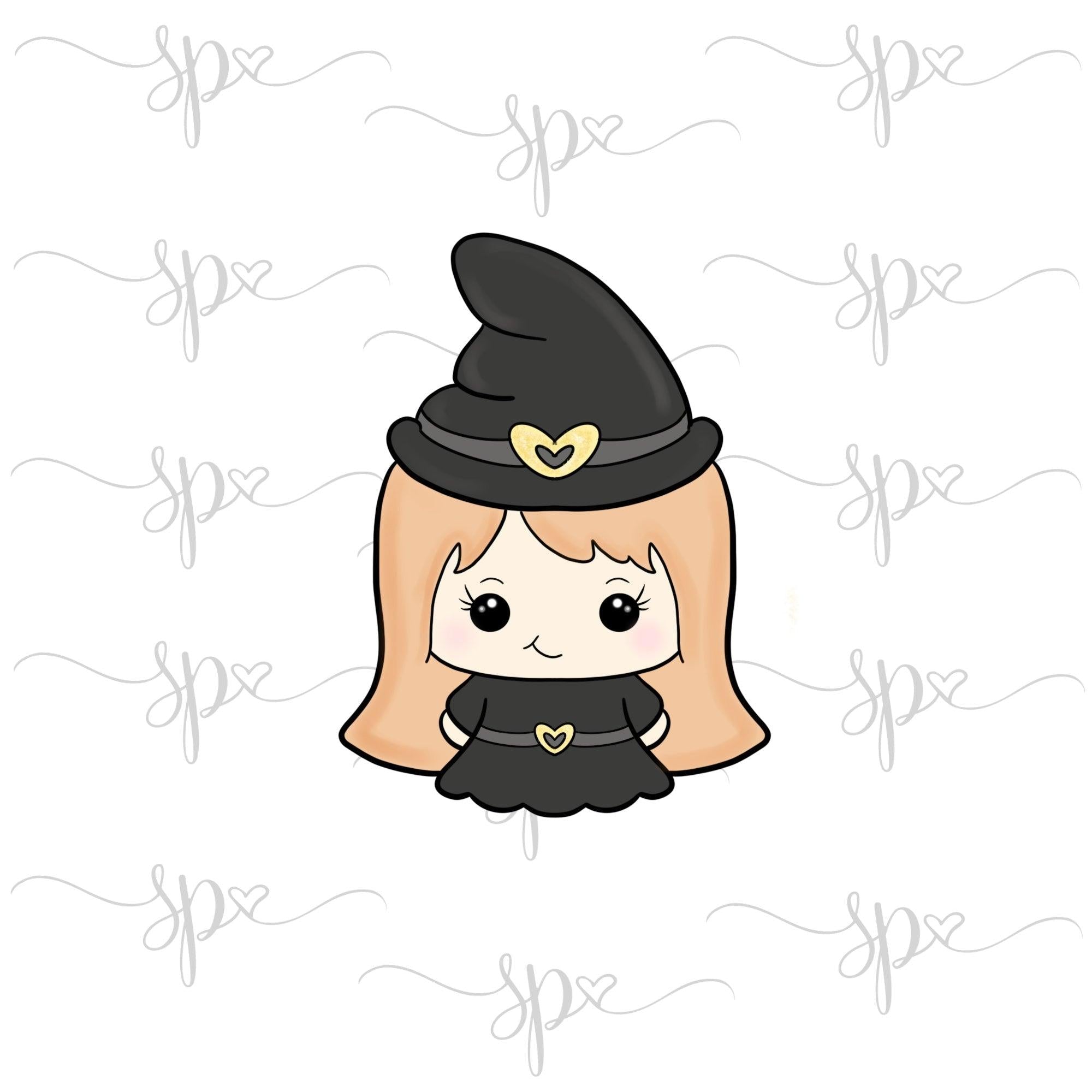 Kawaii Witch Cookie Cutter - Sweetleigh 