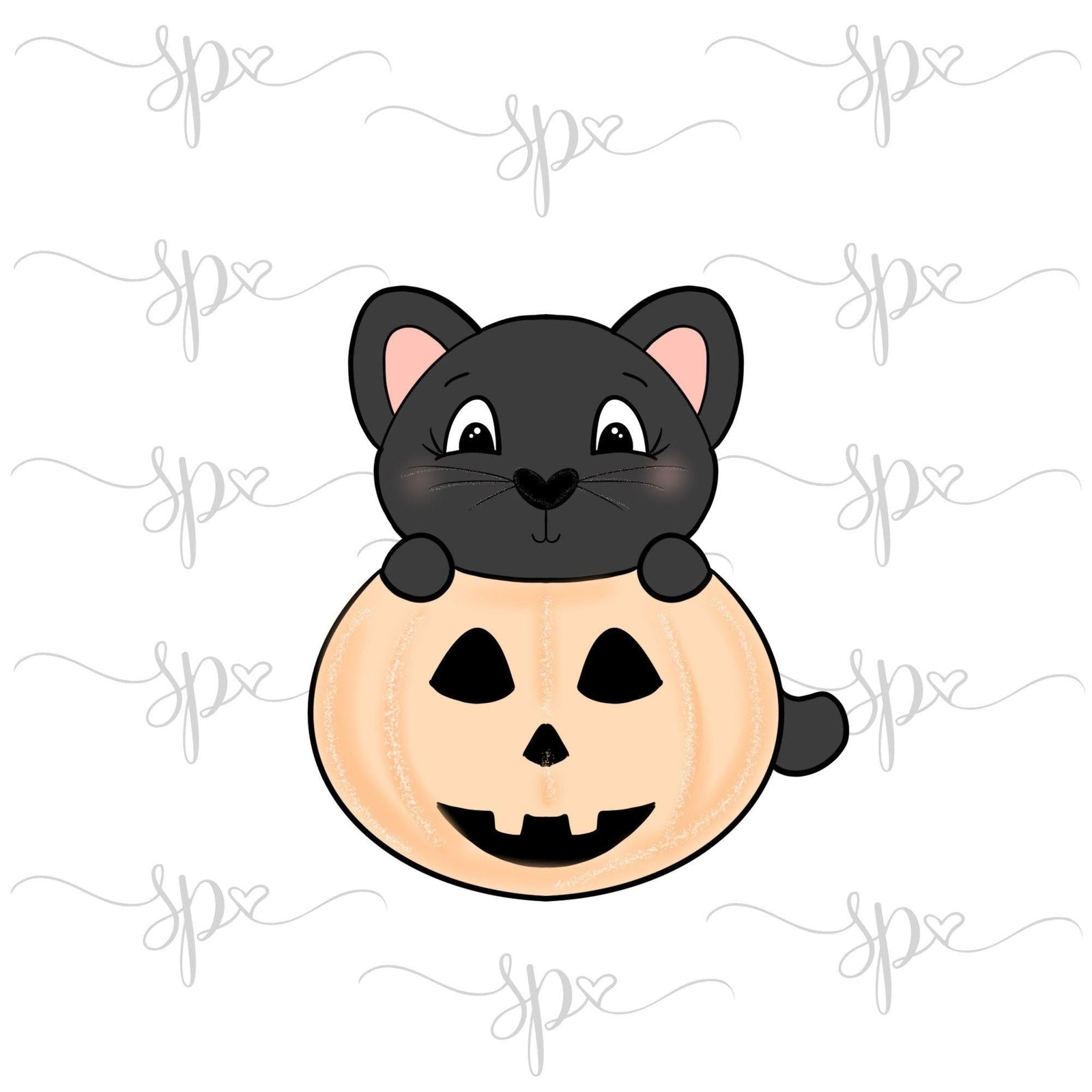 Kitty Pumpkin Cookie Cutter - Sweetleigh 