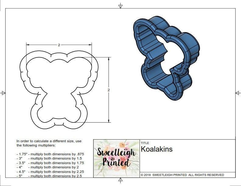 Koala-Kins Cookie Cutters - Sweetleigh 