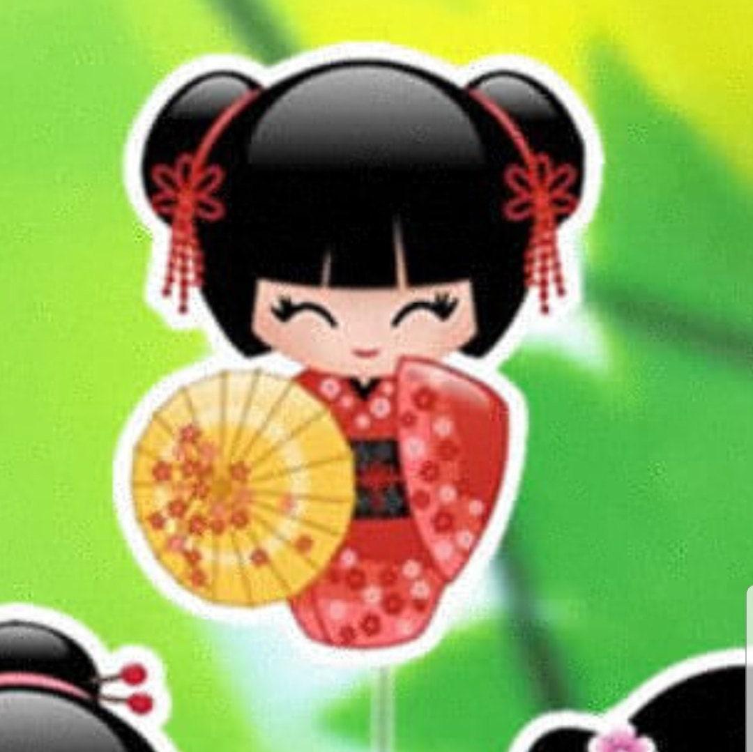 Kokeshi Doll 2 Cookie Cutter - Sweetleigh 